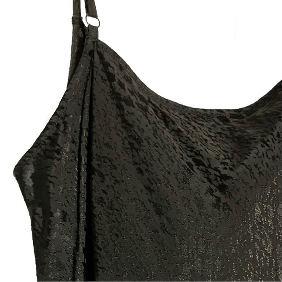 Anthropologie Amelie Jacquard Slip Midi Dress in Black Motif US 12 - Picture 12 of 15